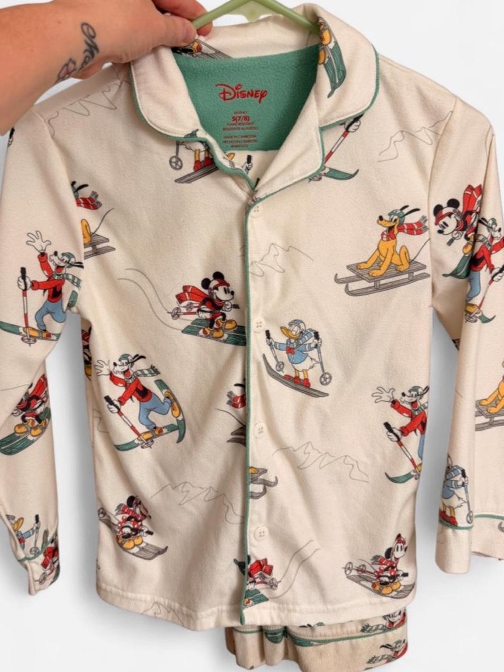 Disney’s Mickey & Friends Holiday PJ Set for Kids (unisex)